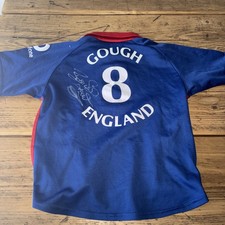 England Cricket Shirt 2003 One Day International Admiral  Darren gough signed