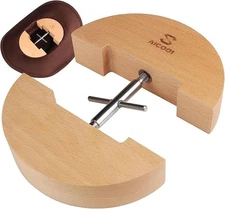 Hat Stretcher for Fitted Hats - Durable European Beech with Heavy-Duty Buckle...