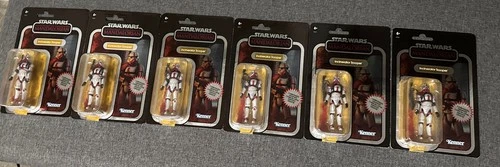 6x Star Wars -The Vintage Collection- The Mandalorian Incinerator Trooper VC177