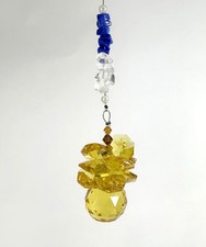 Suncatcher made with Swarovski Yellow Cluster Crystal