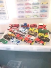 Lot of 25 Vintage Hot Wheels & Matchbox Diecast Vehicles.  1:64 scale.
