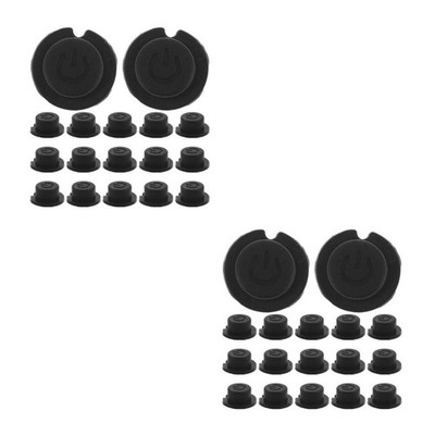 Set of 2 Silikon-Tastenkappen Momenttasterkappe Schlüsselkappen Rund