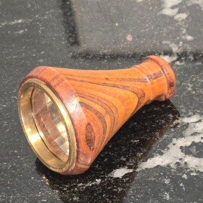 Vintage Van Cort Instruments Kaleidoscope Dragonfly Wood Prism DIOPTRIC Scope