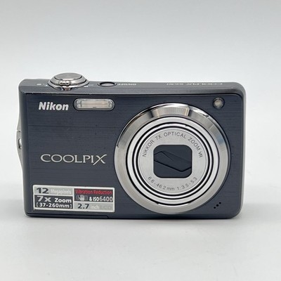 Nikon Coolpix S630 12MP Digital Camera Black Tested Battery & 2GB SD. NO CHARGER