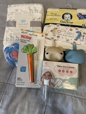 Baby Items NEW Lot / Sheet Blanket Pacifier Keeper Teether Carrot Oral Cleanser