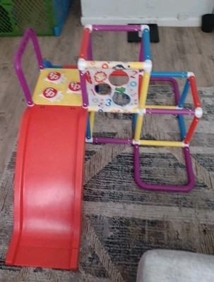 Fisher-Price Jungle Gym Play Structure with Slide for Kids with Bean Bag Toss