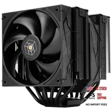 Royal Pretor 130 Black CPU Air Cooler,6 Heat Pipes Dual Towers Cooler,with