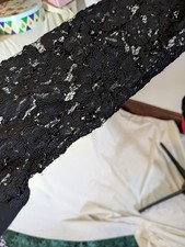 Matalan Black Sheer Lace  Long Sleeve Cardigan With Zip Front Size 16