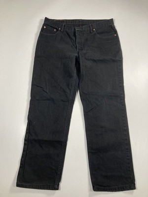 LEVI S 630 STRAIGHT FIT Jeans - W38 L28 - Schwarz - Top Zustand - Herren