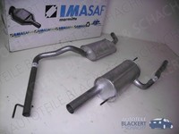 Imasaf Auspuff Set Ab Kat für VW T4 Pritsche/Fahrgest 2.5 Syncro 1996-2003| Lang
