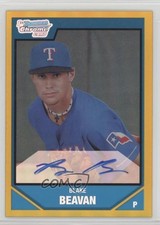 2007 Bowman Draft Chrome Picks Rookie Gold Refractor 4/50 Blake Beavan Auto nd3