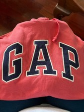 Gap Hooded Sweatshirt. Size SP. Pink and Navy NWT