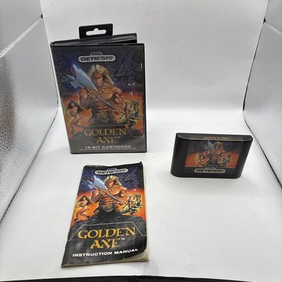 VINTAGE SEGA GENESIS GOLDEN AXE COMPLETE WITH CASE & MANUAL TESTED WORKS