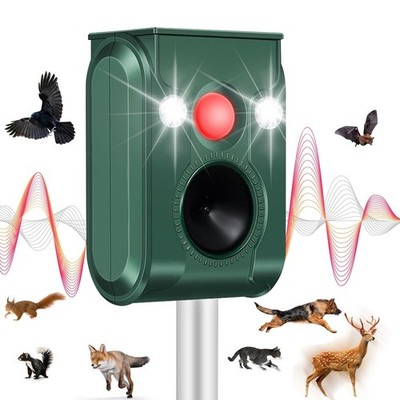 Yooyhhome Cat Repellent Outdoor Solar Ultrasonic Animal Repellent Motion