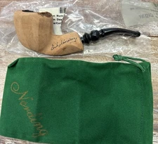 Erik Nording Tobacco Pipe Rough Sm Natural Unsmoked Handmade Carved