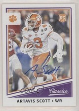 2017 Panini Classics Rookies Significant Signatures /199 Artavis Scott Auto 03rx