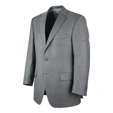 Hart Schaffner Marx Gray Single Breasted Sport Coat Made in USA 46R
