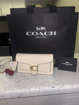 Authentic New With Tag COACH  Tabby 26 Shoulder  Crossbody Bag Purse White