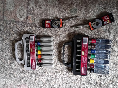 #ad Husky Nut Driver Sets and 2 144 tooth ratchets $50.00