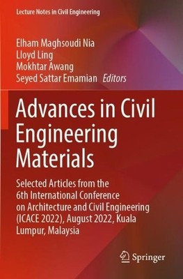 Advances in Civil Engineering Materials - 9789811980268