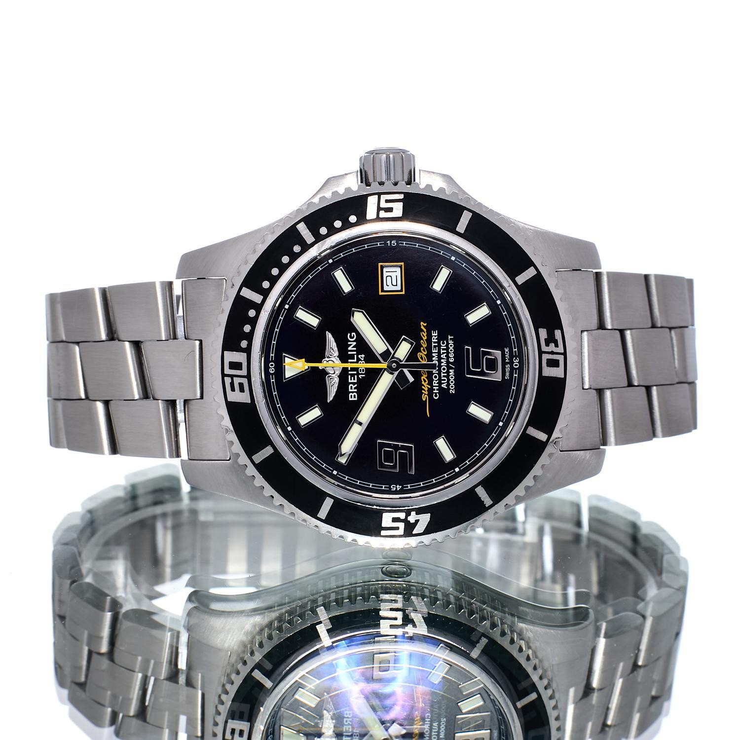 BREITLING SUPEROCEAN 44 A17391 BOX PAPERS 2012