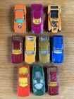 Job Lot X10 Vintage Matchbox Superfast Diecast Cars Sportscars Bundle 1960/70s