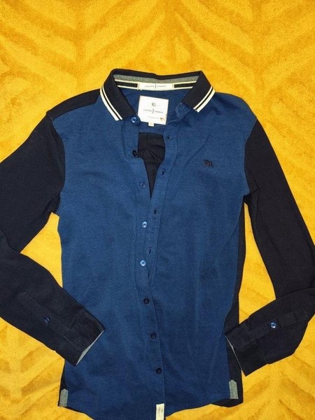 Men Jasper Conran Shirt Black 40 /L / 48