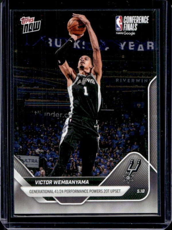 2025-26 Topps Now Victor Wembanyama #315 Spurs