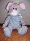 New ListingVintage Handmade Gray Stuffed Mouse