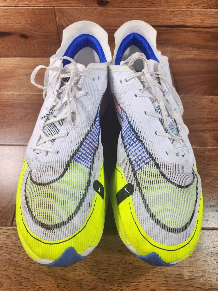 Nike ZoomX Vaporfly NEXT% 2 White w/ Neon Running Sneaker  display picture 3