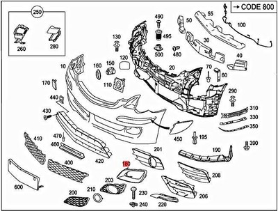 Genuine MERCEDES V251 R-CLASS W251 V251 Cover 2518852023 | eBay