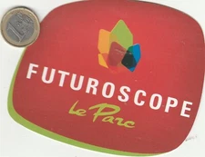 Autocollant. Parc attractions. FUTUROSCOPE