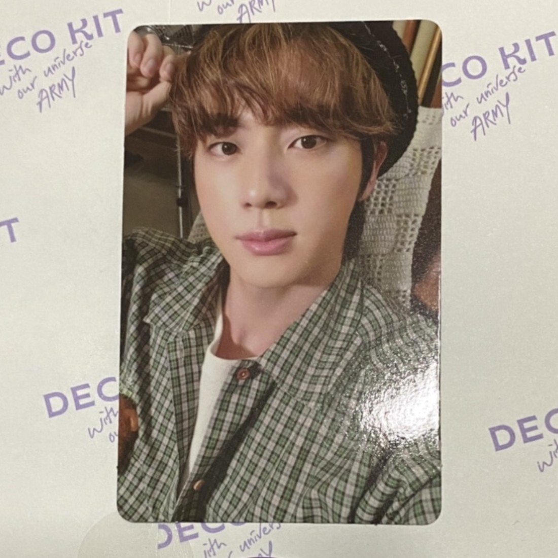BTS JIN DECO KIT random OFFICIAL Photocard Photo card decokit PC