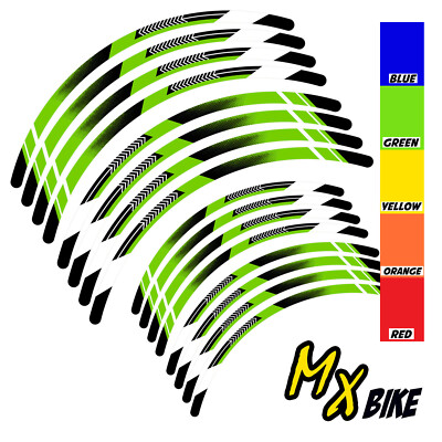 Arrow Dirt Bike Rim Wraps Sticker For TM Racing 450EN EN450F 07-21 16