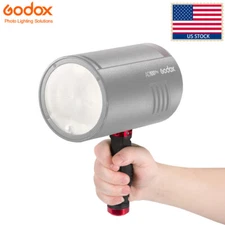 US 1/4 Handheld Grip Holder Tripod For Godox AD100 200 AD300 Pro Flash LED Light