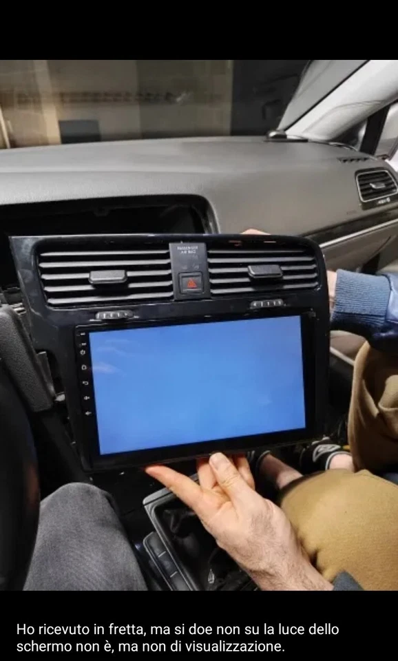 VOLSWAGEN GOLF 7 Autoradio Stereo 10" POLLICI Android wi-fi BT navigatore GPS - Immagine 3 di 4