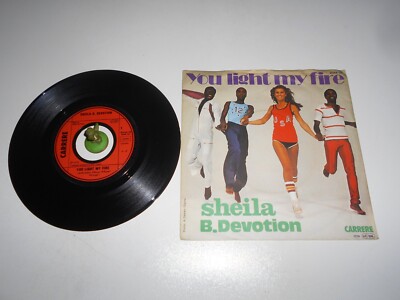 Sheila & B. Devotion - You light my Fire  (1979) Vinyl 7` inch Single Vg +++