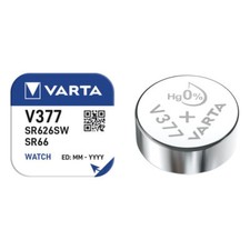 2 x VARTA V377 SR626SW Silver Oxide 377 Button Cell Watch Battery SR66 AG4 1.55v