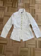 Women  s MARK White Blazer Size 38 Brand New