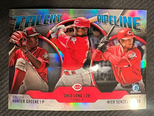 2019 Bowman Chrome - Talent Pipeline - REDS - Greene / Long / Senzel #TP-CIN