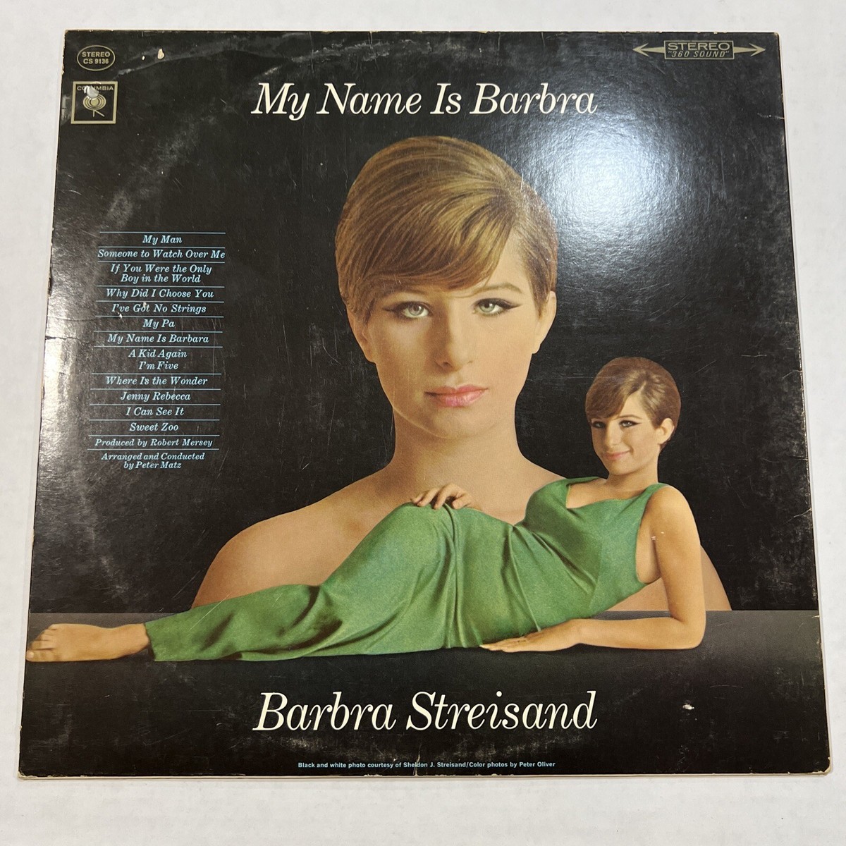 Barbara Streisand My Name is Barbara CS 9136 LP Record | eBay