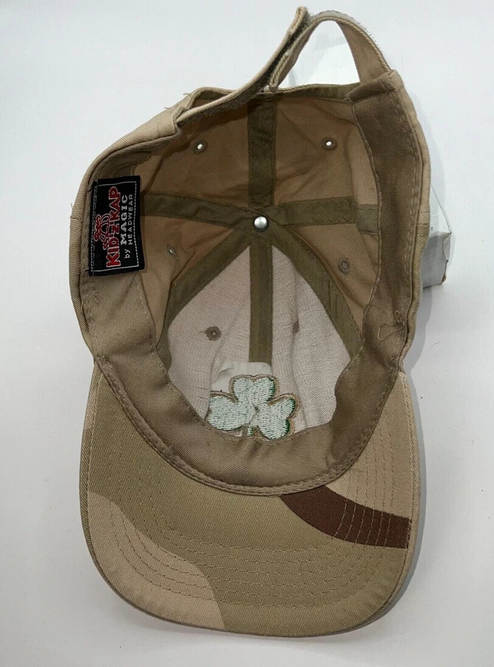 GORRA DE BÉISBOL "KIDS KAP" BRONCEADA CAMUFLAJE CON TRÉBOL DE TRES HOJAS VERDES Foto 4 de 4