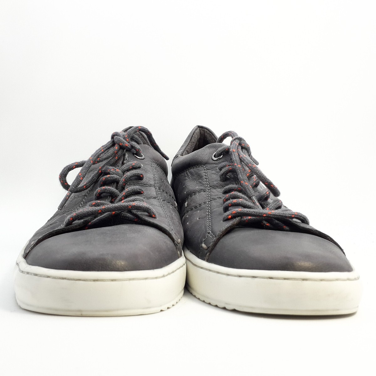 Roan By Bed Stu Mens Gray Leather Slip On Fashion Sneaker  display picture 1