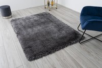 Jewel Shaggy Rug 120x170cm 8cm Thick 2500gsm Non-Slip Plush, Variety of Colours