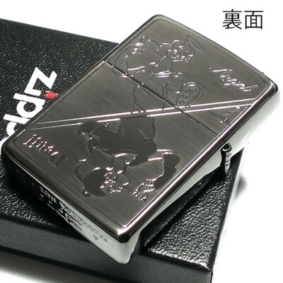 Zippo Windy Devil Girl Angel Double Sided Gunmetal Silver Lighter