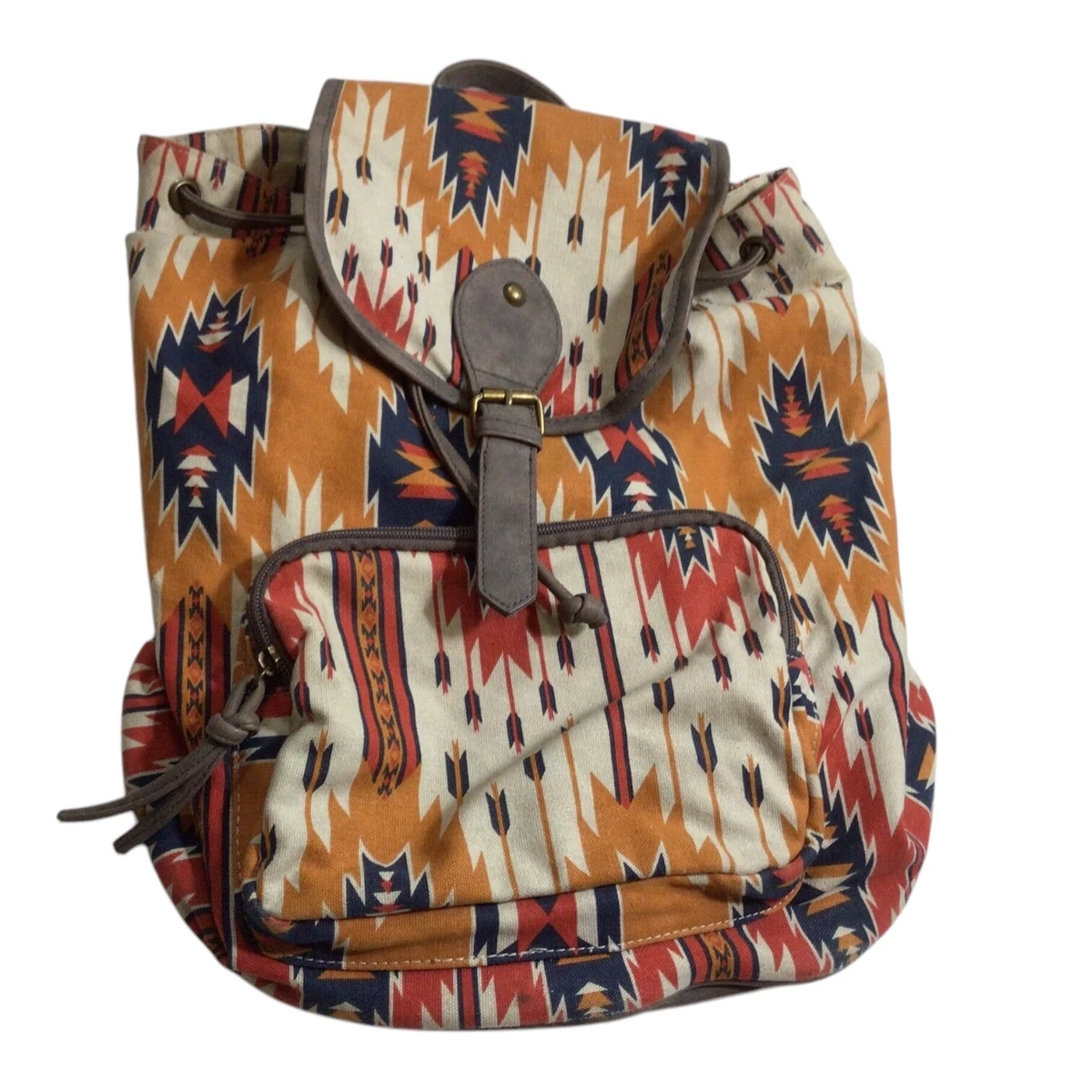 Mossimo Co. aztec print large drawstring backpack Mossimo Backpacks for Women for sale | eBay main image 4