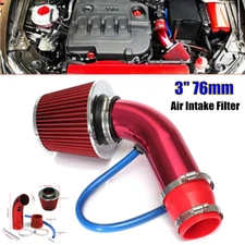 Car Cold Air Intake Filter Induction Kit Pipe Power Flow Hose Aluminum System