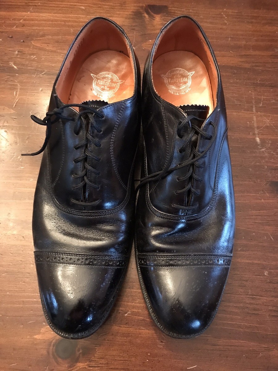 FLORSHEIM／Penfield／20308／size６ Florsheim Penfield 20308 Black Calfskin Leather Brogue