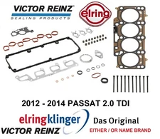 Engine Cylinder Head Gasket Set 2012-14 VW Passat 2.0L TDI CKRA ENGINES, OES ALL