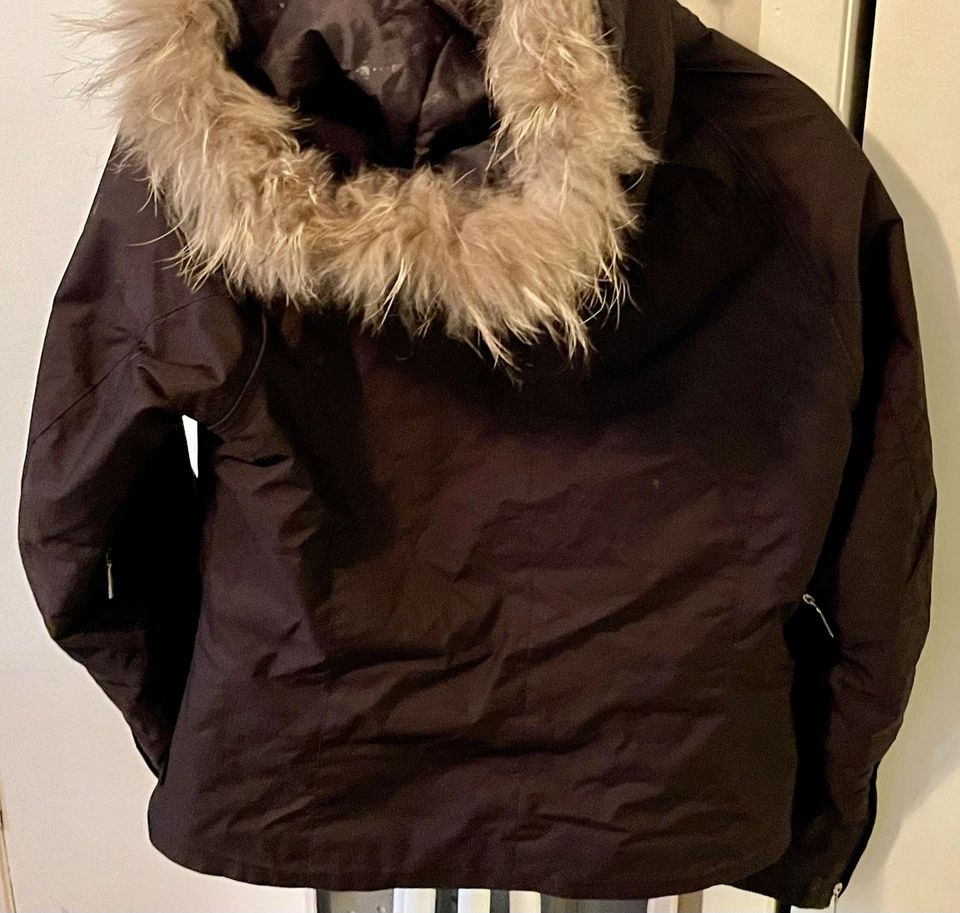 Chaqueta de esquí de invierno para mujer Descente negra talla 6 Foto 2 de 4